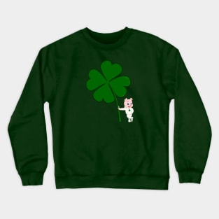 Happy Pig and Lucky Clover Crewneck Sweatshirt